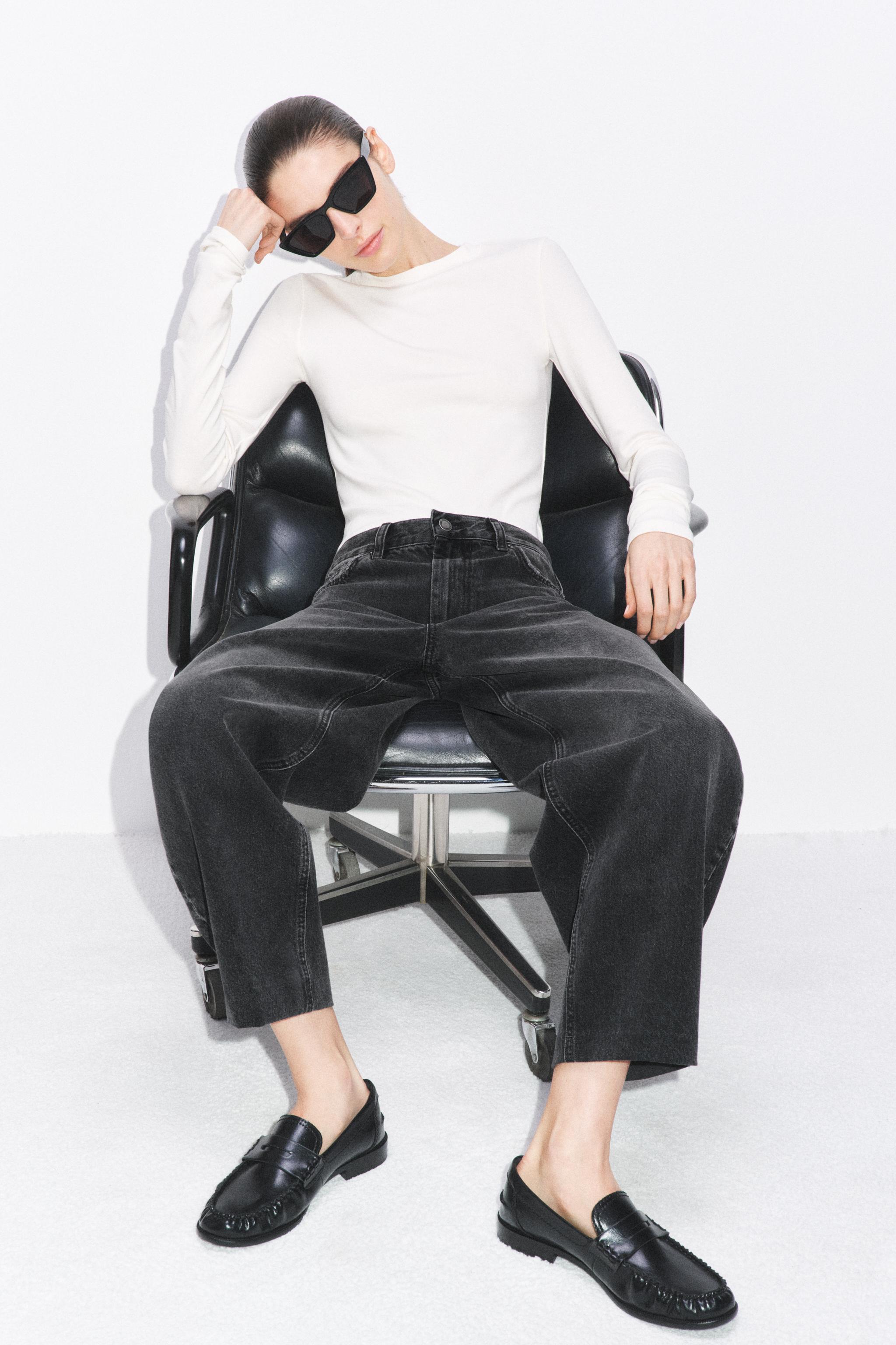 ZW COLLECTION HIGH-WAIST BARREL JEANS